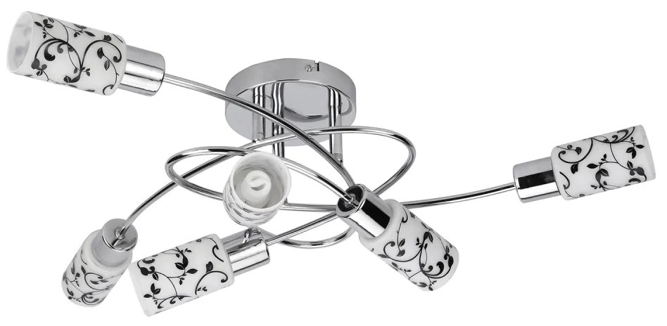 Rabalux 6179 - Plafoniera BLOSSOM 6xE14/40W/230V