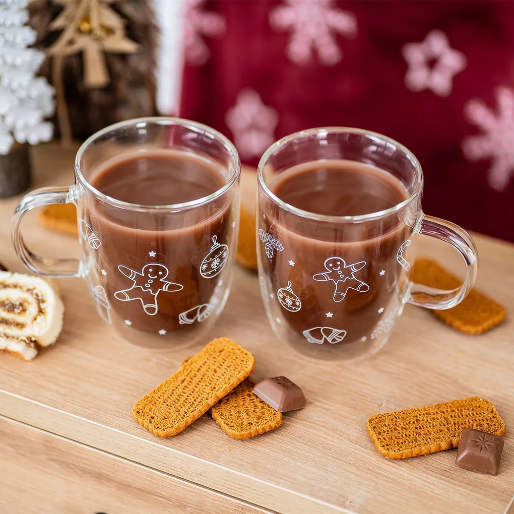 Pahare termo 4Home Winter Hot&Cool 400 ml, 2 buc.