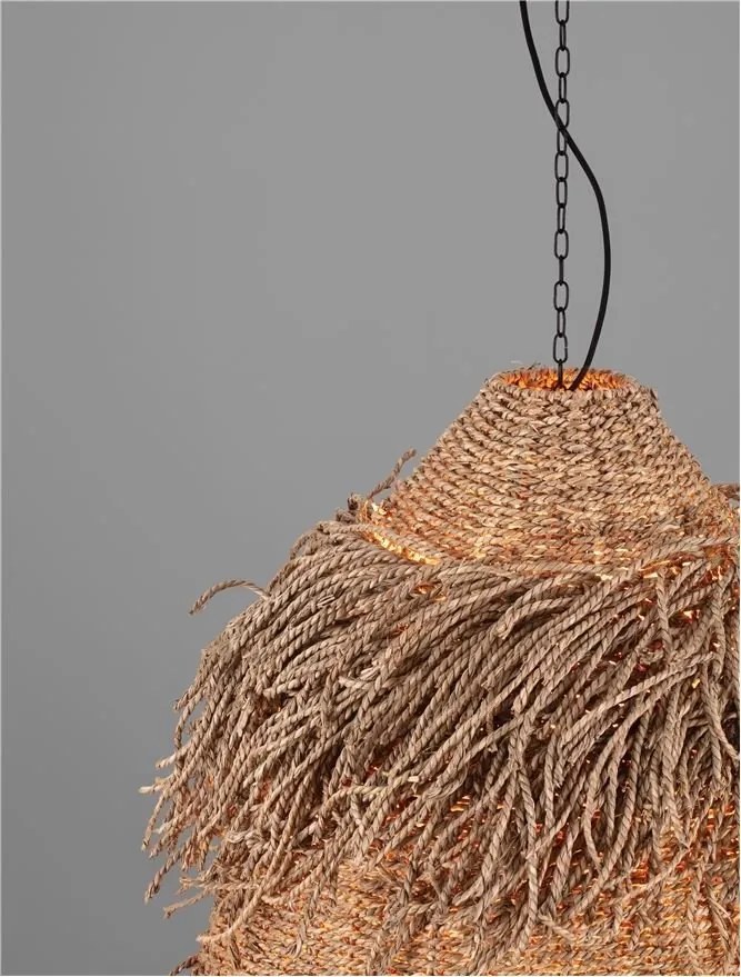 Lustra boho style design natural Hay
