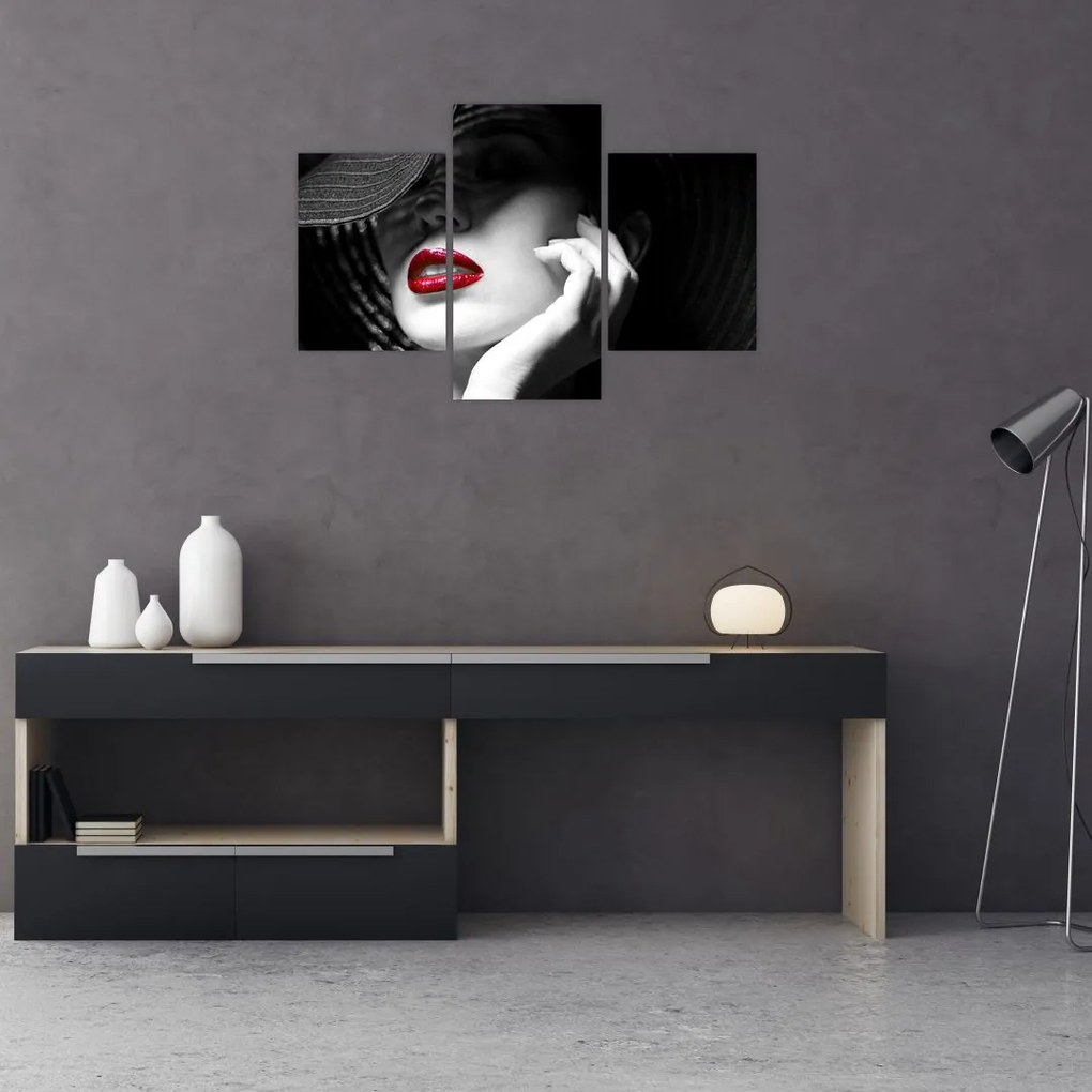 Tablou - Femeie cu pălărie (90x60 cm)