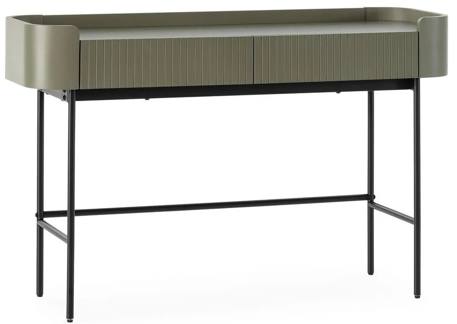 Masă consolă kaki 40x120 cm Willa – MOME