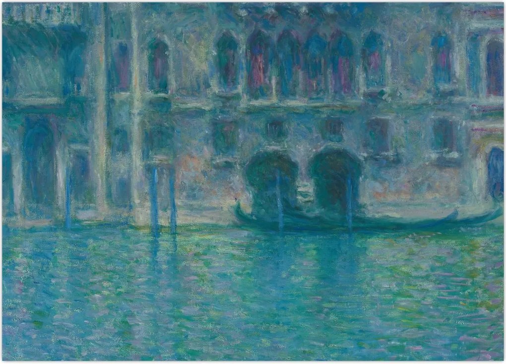 Tablou - Claude Monet, Palazzo da Mula, Venice, reproducere (70x50 cm)