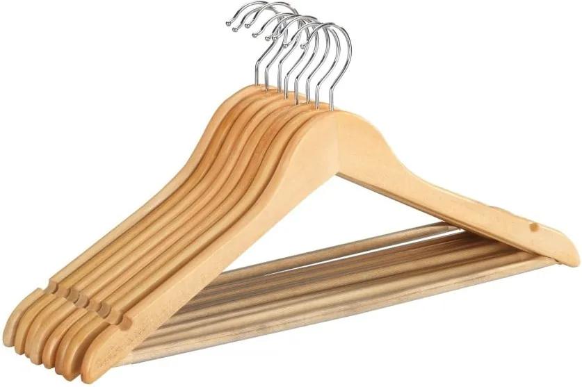 Set 8 umerașe din lemn pentru haine Wenko Shaped Hanger Eco