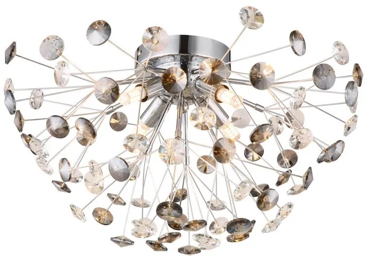 Plafoniera design elegant KATRINA 45cm crom 64135DC GL