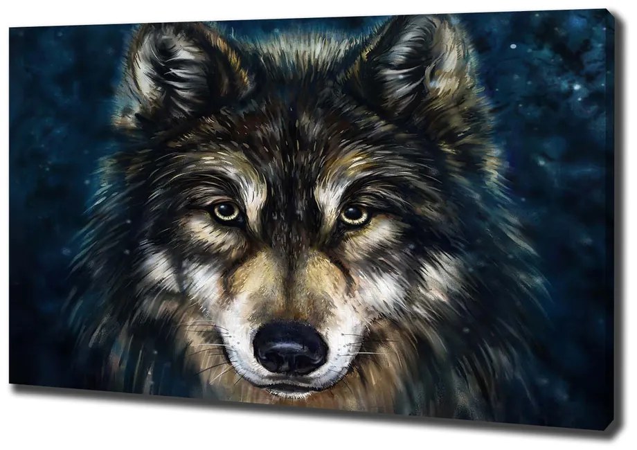 Tablou pe pânză canvas Lupi