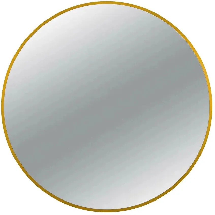 Oglinda rotunda Balneo Corina 100 cm cu rama aurie