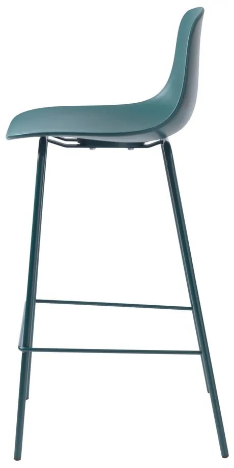 Scaun de bar în culoarea petrolului din plastic 92,5 cm Whitby – Unique Furniture