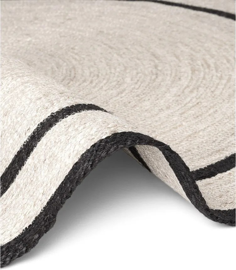 Covor în culoare naturală deschisă reversibil/țesut manual rotund din iută ø 150 cm Lina – Hanse Home