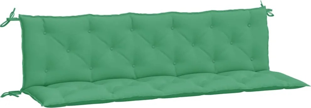 vidaXL Perne bancă de grădină 2buc., verde,180x50x7cm, țesătură oxford