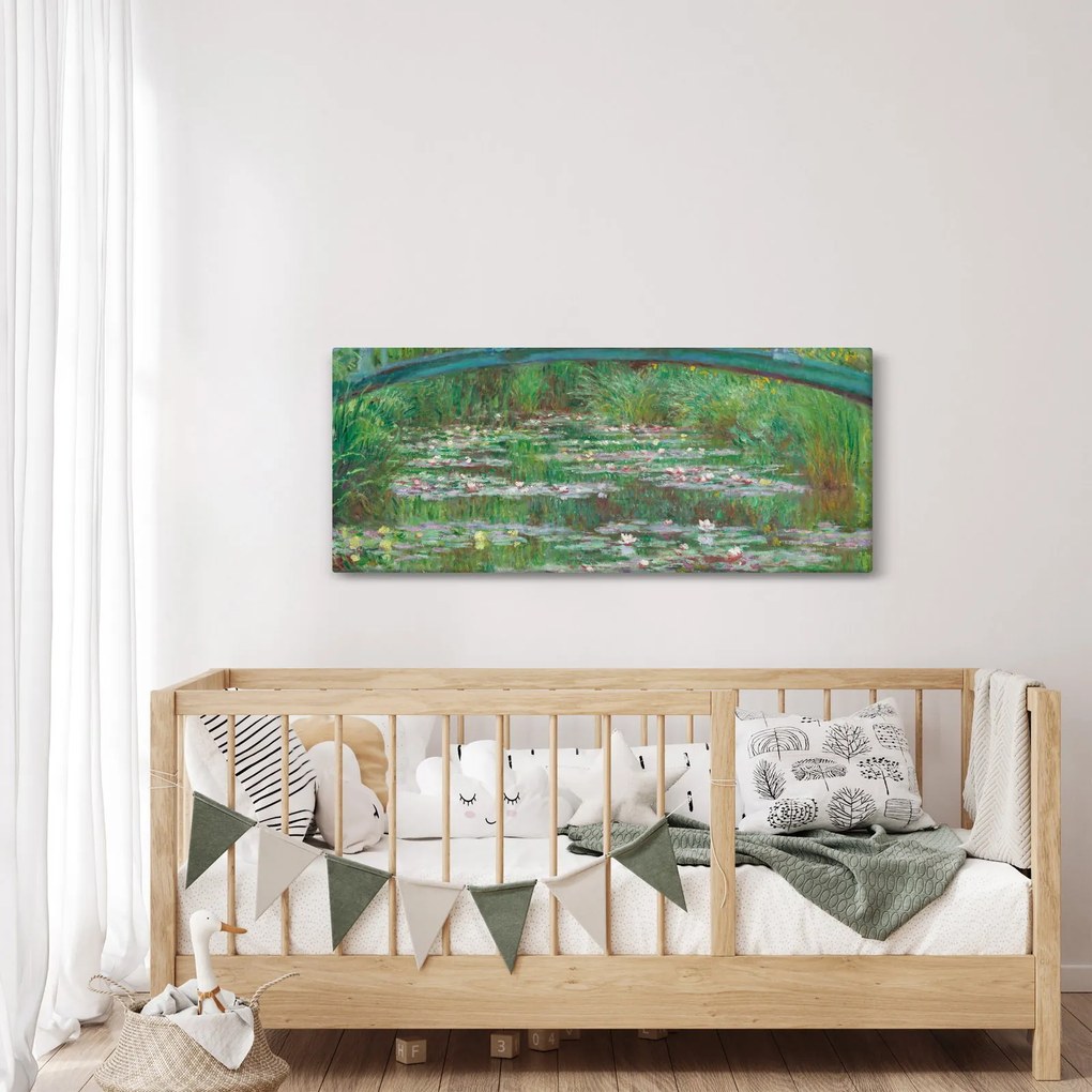 Tablou - Claude Monet, The Japanese Footbridge, reproducere (120x50 cm)