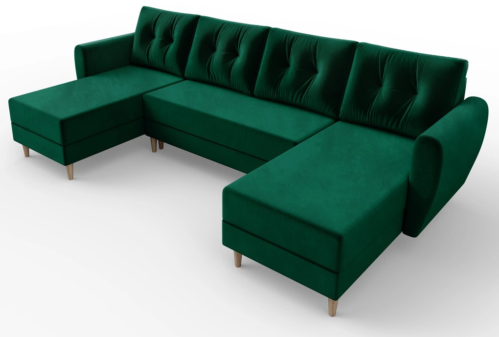 Colțar în formă de U Paladio (verde închis) (S). 1025659