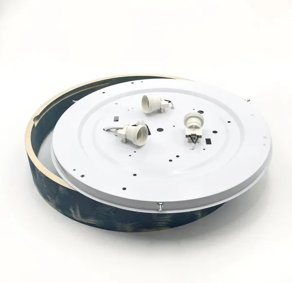 Brilagi - Plafonieră PINO 3xE27/15W/230V pin/albastru Ø 47,5 cm