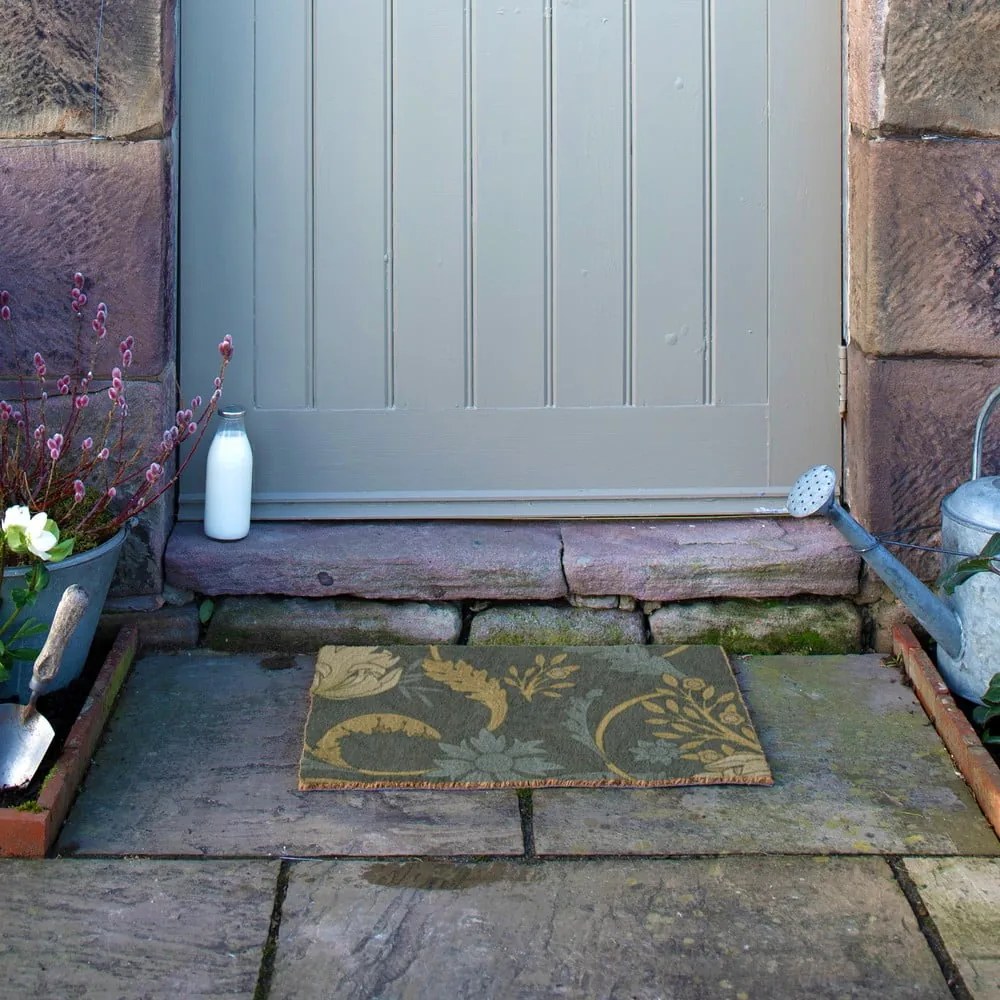 Covoraș de intrare din fibre de nucă de cocos 40x60 cm William Morris – Artsy Doormats