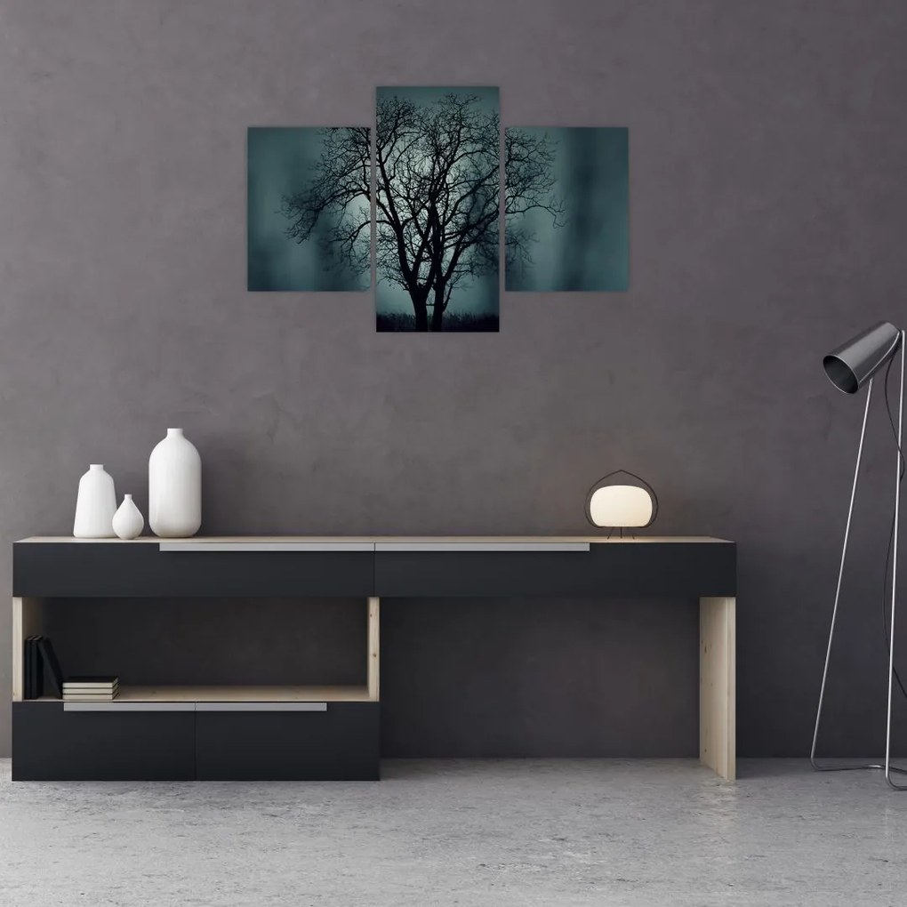 Tablou copaci în eclipsă (90x60 cm)