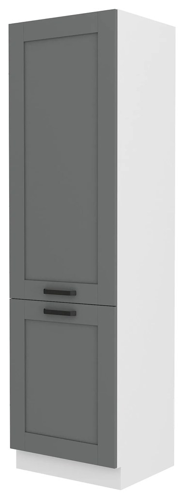 Dulap de bucătărie pentru alimente Lucid 60 DK 210 2F (dustgrey + alb). 1045564