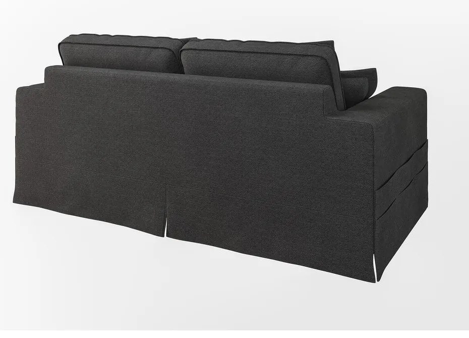 Canapea neagră 196 cm Nora – Ropez