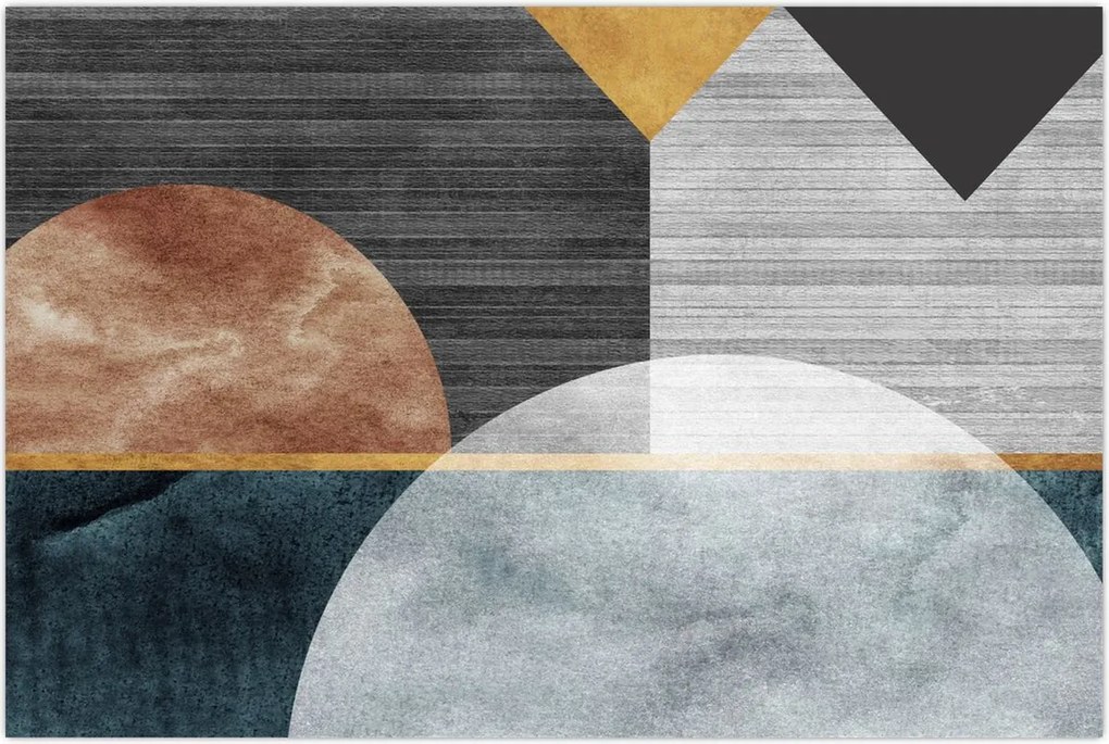 Tablou - Forme și texturi (90x60 cm)