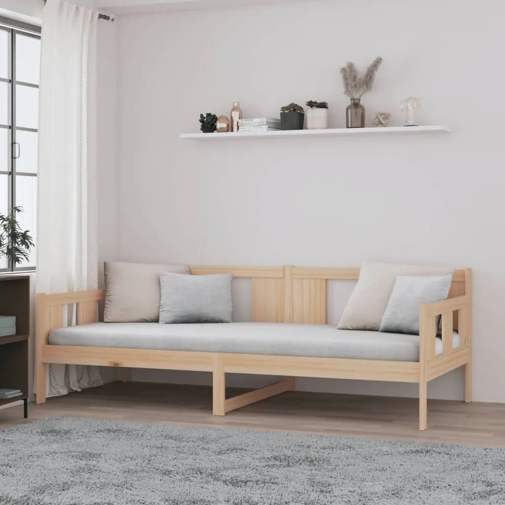 820272 vidaXL Pat de zi, 80x200 cm, lemn masiv de pin