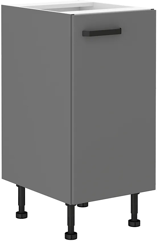 Dulap inferior de bucătărie Nesia 40 D 1F BB (Antracit). 1049690