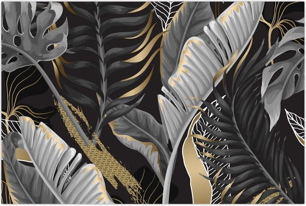 Tablou - Jungla de aur (90x60 cm)