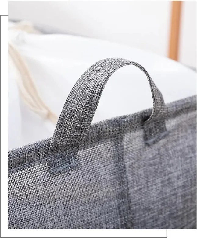 Cos pentru rufe cu snur WASHDAY 50x40x50 cm