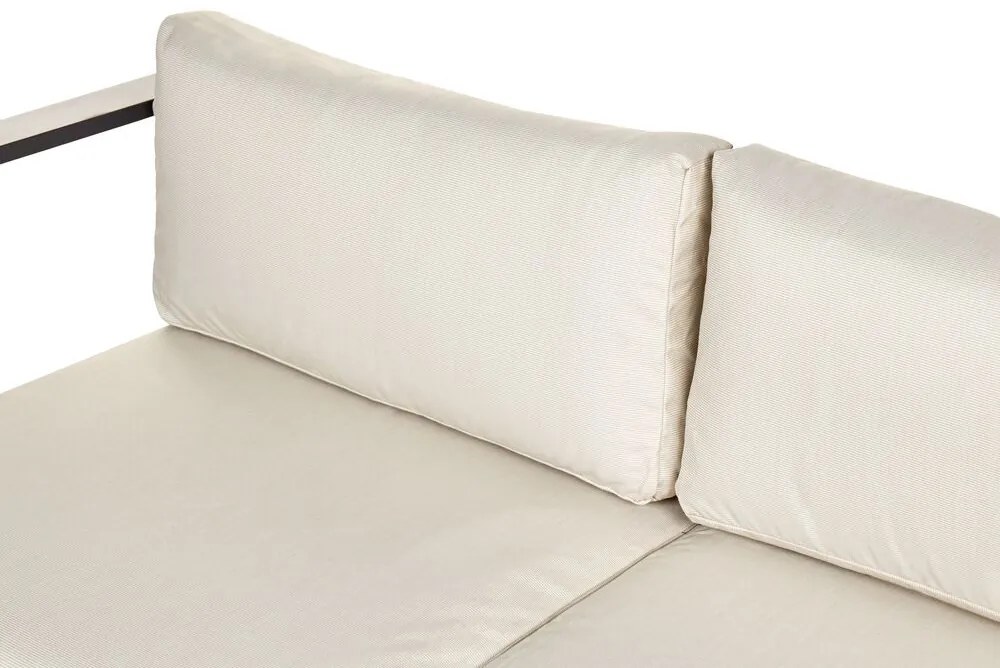 Set mobilier de grădină Mesza (Negru + bej). 1081375