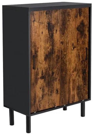 Dulap Incaltaminte Vintage, Maro, 70 x 35 x 100 cm