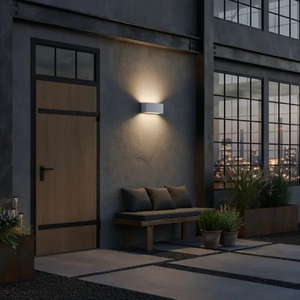 Aplică de exterior Ideal Lux ANDROMEDA 1xE27/60W/230V IP55 alb