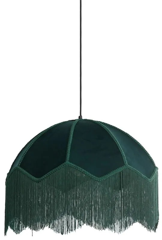 Lustră în culoarea petrol cu abajur textil ø 50 cm Malacia – Light &amp; Living