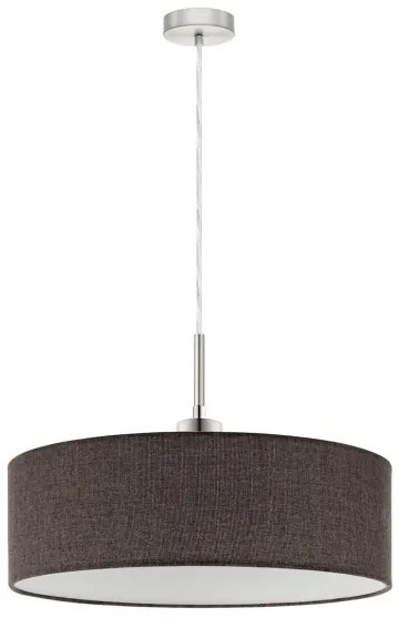 Eglo - Pendul LED pe cablu TUNJA 1xE27/60W/230V maro