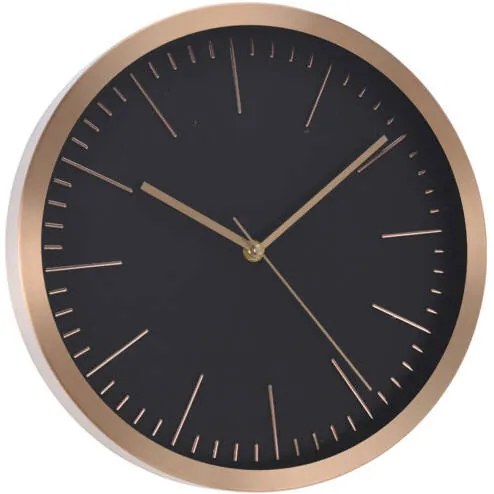 Ceas de perete cu elemente aurii, Ø 30 cm