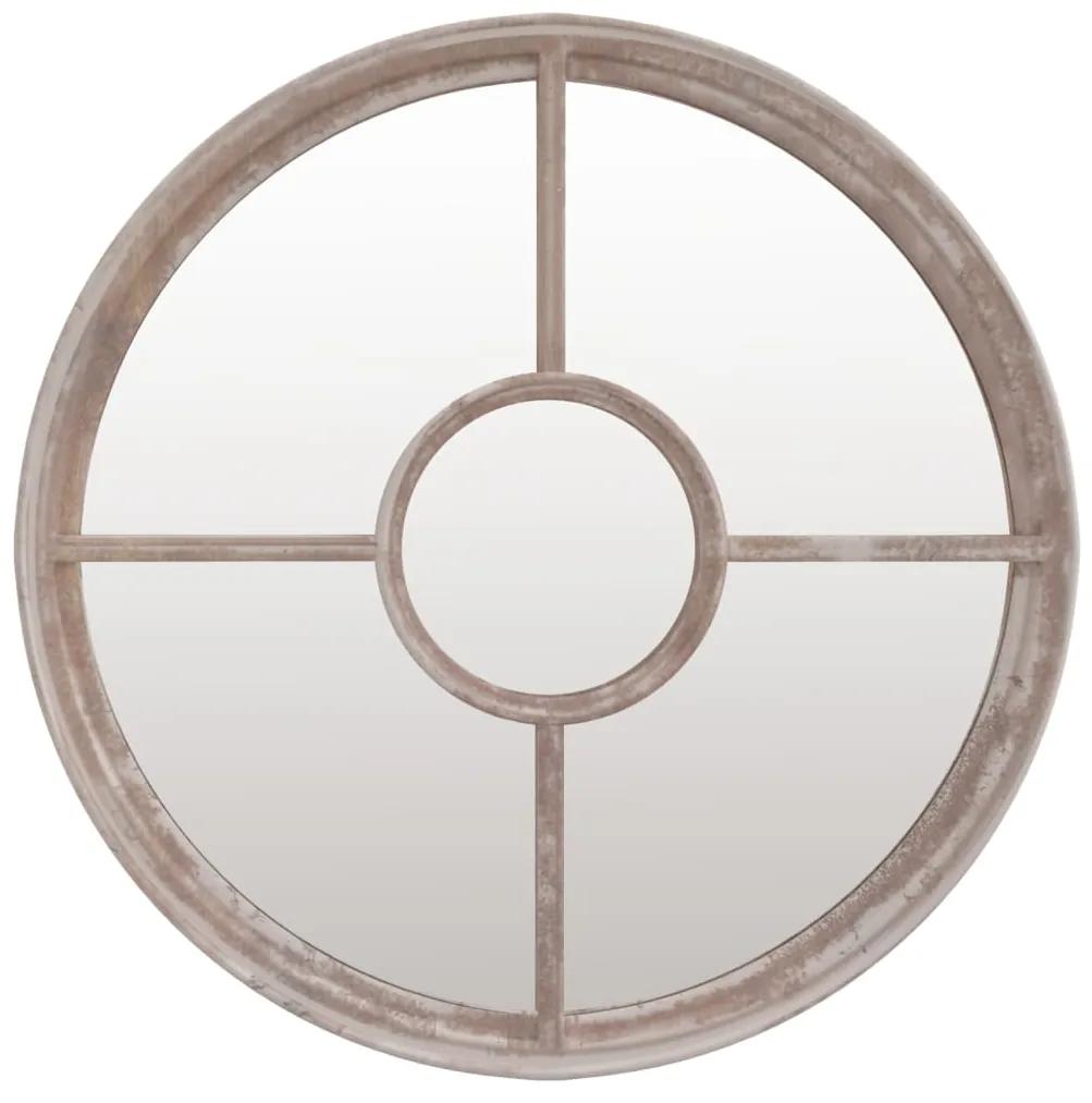 Oglinda rotunda,nisip,60x4 cm,fier,pentru utilizare in interior 1, Nisip, 60 x 4 cm