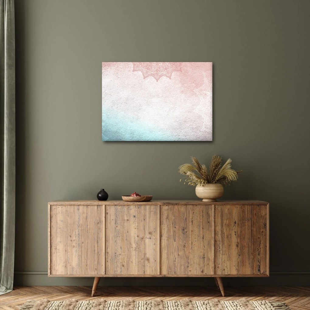 Tablou - Mandala pe zid 2 (70x50 cm)