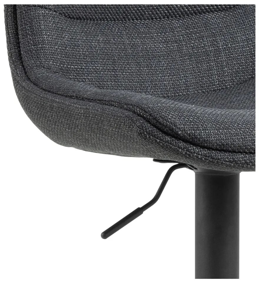 Scaun de bar gri cu înălțime ajustabilă (înălțime șezut 65 cm) Adisa – Actona