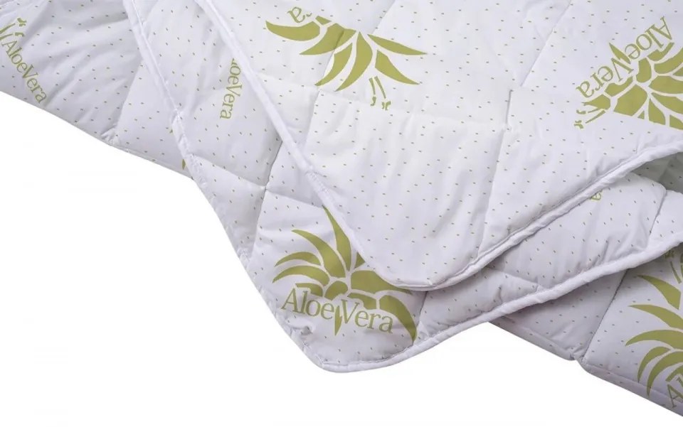 Pilota de Iarna Aloe Vera Essence, Microfibra Matlasata, 140x200 cm, 350g/mp