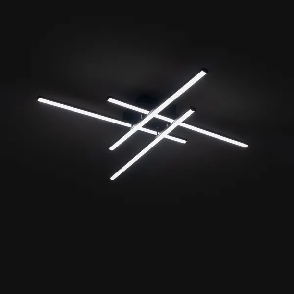 Brilagi - Plafonieră LED STRIPES LED/37W/230V neagră