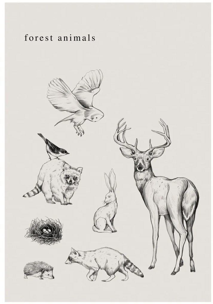 Tablou Forest Animals