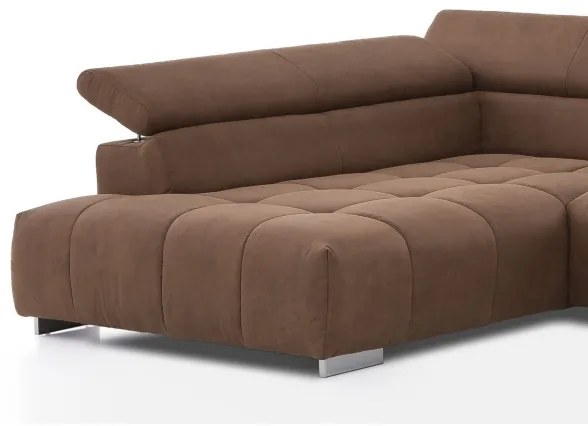 Colțar în formă de U TROPEA stânga, maro