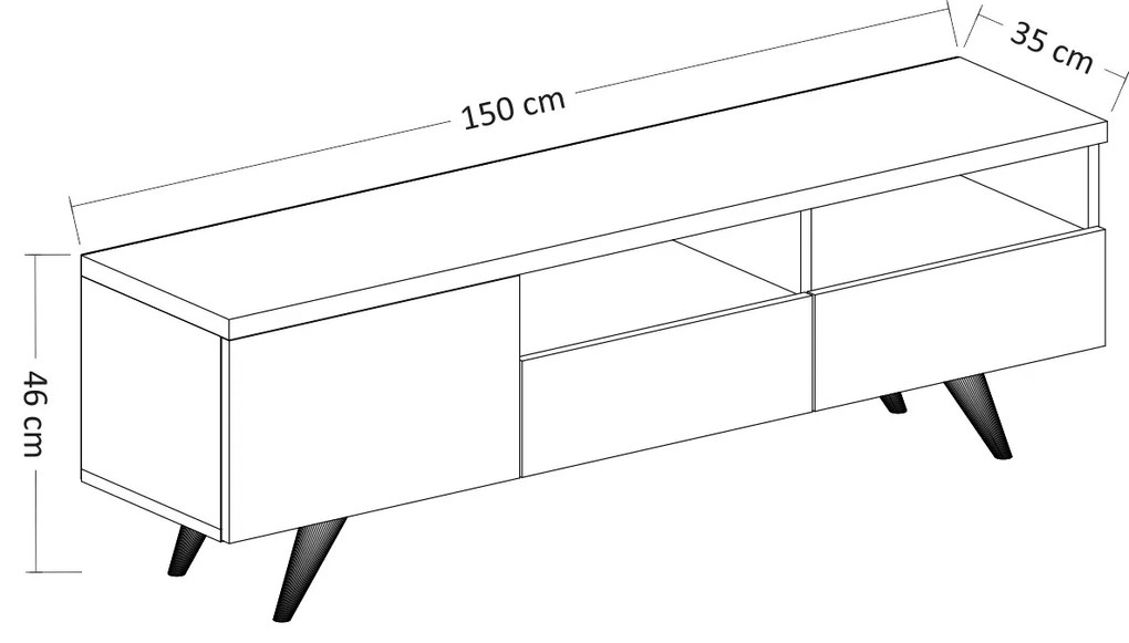 Masă TV/Dulap Bruk. 1067234