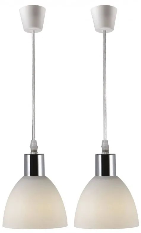 Set de 2 Pendule design modern minimalist Ray crom/alb 63233033 NL