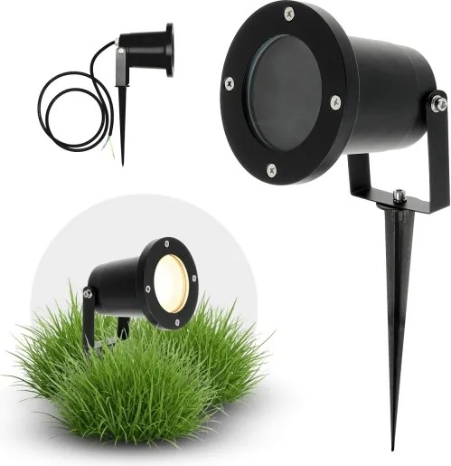 BRILAGI - Lampă de exterior TERRA 1xGU10/50W/230V IP65 neagră