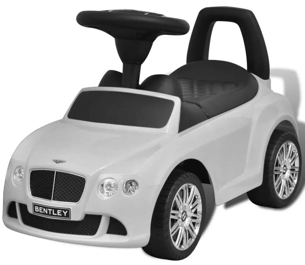vidaXL Mașină pentru copii fără pedale bentley alb
