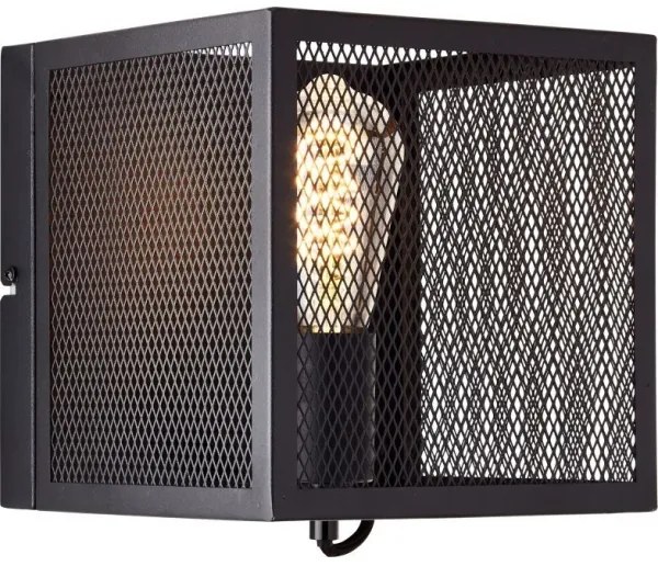 Aplică Brilliant MAZE 1xE27/40W/230V negru