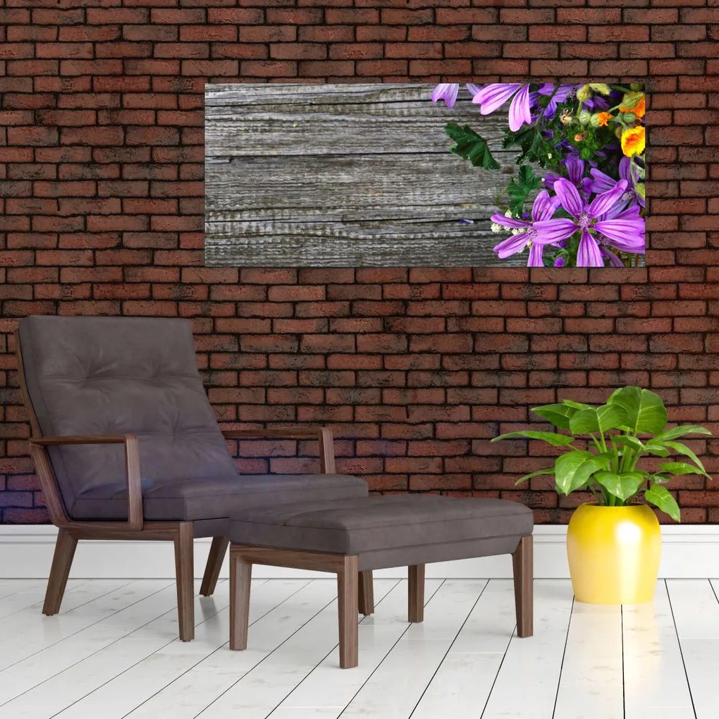 Tablou - flori de câmp (120x50 cm)