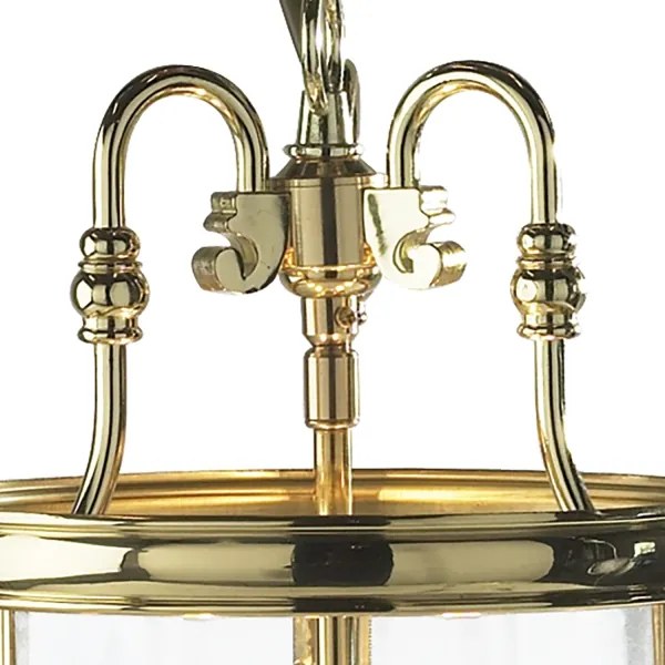 Där Lighting LAM0340 - Candelabru suspendat LAMBETH 3xE14/60W/230V alamă
