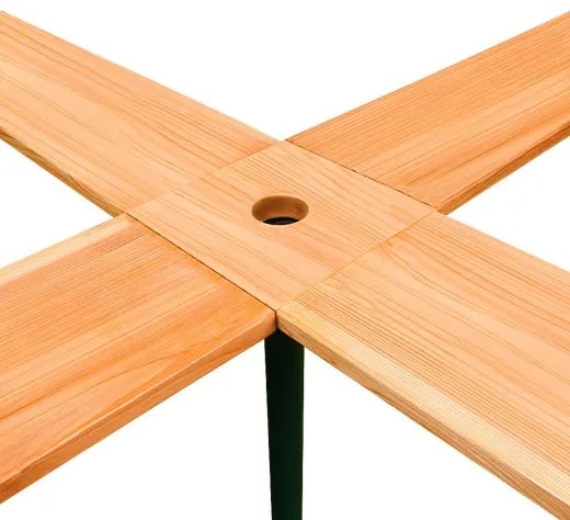 Deuba Masa de bar Quattro 241x241x104 cm