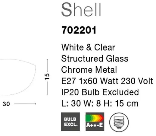 Aplica de perete design modern Shell NVL-702201