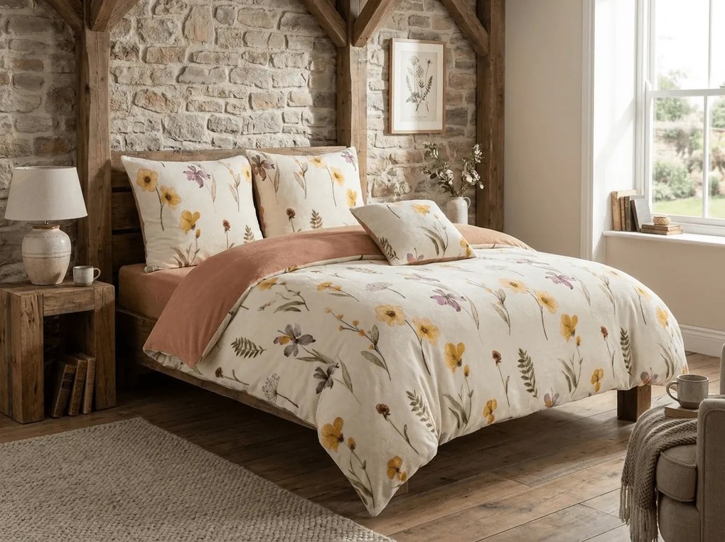 Lenjerie de pat dubla DUO SENSE WILDELLA crem cocolino/flanel Dimensiune lenjerie de pat: 70 x 90 cm | 140 x 220 cm