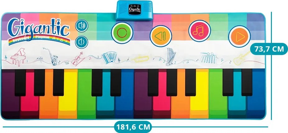 Covor muzical tip pian