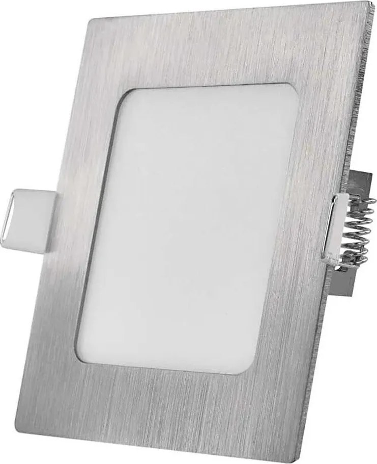 Corp de iluminat LED încastrat NEXXO, 7W, 230V, 3000/3500/4000K, argintiu, 12x12 cm